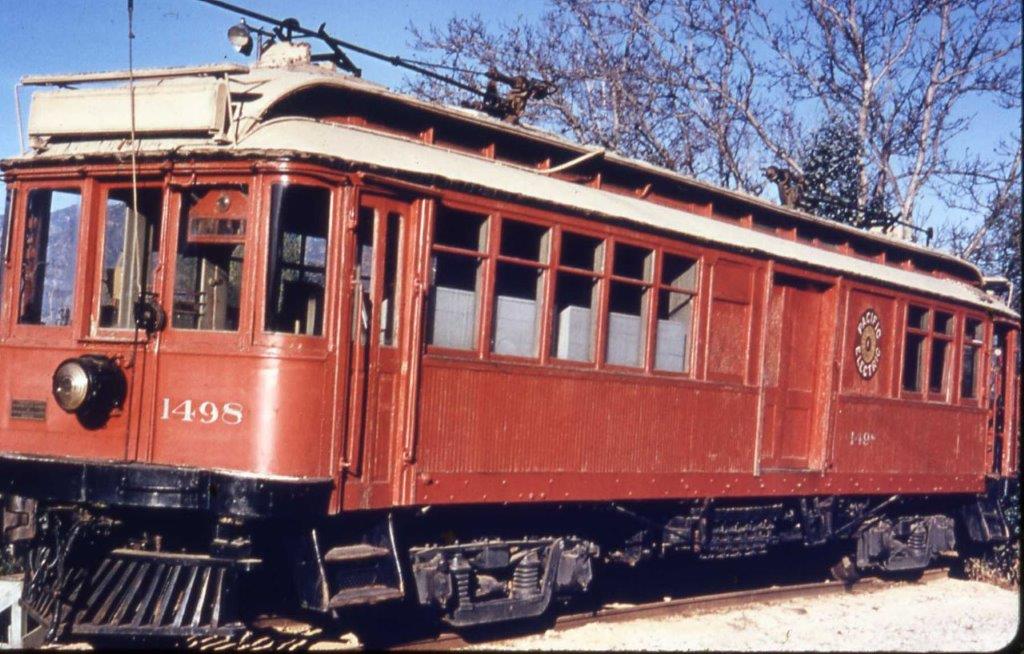 Here is the former *859 at Travel town in 1955. There she would sit, unprotected from the weather, for more than four decades.