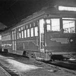 Pacific Electric Hollywood car no. 5071 at Macy Street Car House
